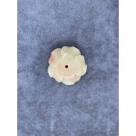 Бусина роза искусственный коралл 25 мм